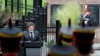ARCHIVO: El presidente argentino, Javier Milei, habla en la ceremonia oficial de conmemoración del 42 aniversario del conflicto entre Argentina y Gran Bretaña por las Islas Malvinas o Malvinas en un monumento a los caídos en Buenos Aires, Argentina, el martes 2 de abril de 2024.