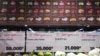 Various types of fruit are on display at a Vietnamese supermarket. Many consumers are switching to ready-to-eat, processed foods instead of relying on their traditional, plant-heavy diets. (H. Nguyen/VOA) 