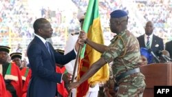 Patrice Talon (L) president du Benin 