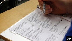 The College Board said that more than 2.2 million students in the class of 2019 took the college entrance test SAT. That is the largest group ever and an increase of four percent from the previous year. The average score, however, dropped a little, from 1068 to 1059.