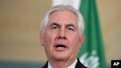 Menteri Luar Negeri Amerika Rex Tillerson (Foto: dok). 