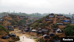 A Rohingya refugee camp in Cox's Bazar, Bangladesh, September 19, 2017. 