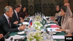 Rossiya va Pokiston tashqi ishlar vazirlari uchrashuvi