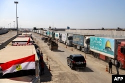 BMT Misr orqali falastinliklarga yegulik va dori-darmon olib ketmoqda, 20-oktabr, 2023