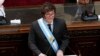 El presidente Javier Milei se dirige a los legisladores durante la sesión inaugural del Congreso en Buenos Aires, Argentina, el viernes 1 de marzo de 2024.