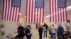 Volunteers prepare to canvass ahead of the mid-term elections at a Democratic Party campaign office in...