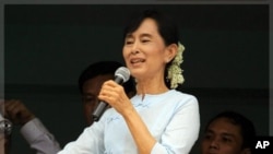 緬甸民主派領導人昂山素姬(資料圖片)