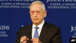 Menteri Pertahanan AS Jim Mattis (Foto: dok).