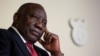 Rais wa Afrika Kusini Cyril Ramaphosa .