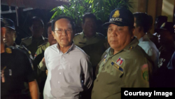 CNRP president Kem Sokha​ was arrested at his home in Phnom Penh, Cambodia, September 3, 2017. (Courtesy image)