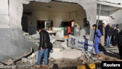 Wurin da bam ya tarwatsa a Libya