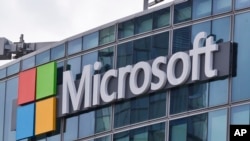 Las oficinas del gigante tecnológico, Microsoft, en las afueras de París, el 12 de abril de 2016.