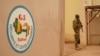 A Malian Army soldier with the G5 Sahel, an institutional framework for coordination of regional cooperation in development policies and security matters in West Africa, is seen in Sevare on May 30, 2018. 