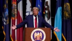 El candidato republicano Donald Trump pone en consideración su debate electoral del 10 de septiembre con Kamala Harris.