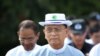 သမ္မတဦးသိန်းစိန် မန္တလေး ဦးပိန်တံတားကို ကြည့်ရှုစစ်ဆေးနေစဉ် 