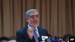 Afg'onistonda prezidentlikka nomzod Abdulla Abdulla, Kobul, 15-iyun, 2014-yil