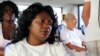 After her adult children and granddaughter moved to Florida last year, Soler and her husband's family in Cuba became much smaller. Still, she keeps trips to the U.S. short so she never misses a Sunday march. (V. Macchi / VOA) 