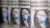 George Washington terlihat dengan topeng medis tercetak pada uang kertas $ 1 dalam ilustrasi, 31 Maret 2020. (Foto: REUTERS/Dado Ruvic)
