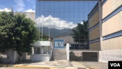 Sede del diario venezolano El Nacional en Caracas. Mayo 17, 2021. Foto: Álvaro Algarra - VOA.