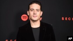 G-Eazy arrives at the Secret Genius Awards at Vibiana in Los Angeles, Nov. 1, 2017.