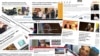 Periodistas y medios de comunicación independientes en norte centroamericano experimentan represalias por su trabajo en especial cuando siguen casos de corrupción. Collage de publicaciones digitales de medios independientes del Triángulo Norte. (Foto VOA)