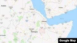 Ethiopia map