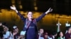 Mexico's presidential candidate for Morena party Claudia Sheinbaum celebrates following the results of the general election in Mexico City, on June 3, 2024.