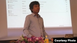 Mr. Ngeth Moses, Koordinator Proyek TIK dari Pusat Pendidikan Hukum Masyarakat di Kamboja. (Courtesy Photo)