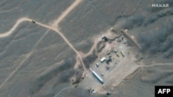 FILE - This satellite image provided by Maxar Technologies on Jan. 28, 2020, shows an overview of Iran's Natanz nuclear facility.
