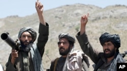 Tiga pejuang Taliban di provinsi Herat, Afghanistan (foto: ilustrasi). 