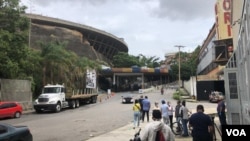 ARCHIVO - Sede del Servicio Bolivariano de Inteligencia Nacional (SEBIN) conocido como Helicoide, en el oeste de la capital, en Caracas, Venezuela. Agosto 8, 2020.