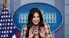 Teen pop star Olivia Rodrigo speaks at the beginning of the daily briefing at the White House in Washington, July 14, 2021. Rodrigo was at the White House to meet with President Joe Biden and Dr. Anthony Fauci, and to film a vaccination video. 