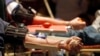 FILE - Donors give blood in Rutland, Vt