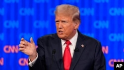 Donald Tramp Jo Bayden bilan debatda, Atlanta, 27-iyun, 2024 