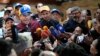 Henrique Capriles Radonski, candidato de Primero Justicia en la primaria presidencial opositora, habla a la prensa el 24 de junio pasado en Caracas, durante su inscripción como postulado en ese proceso, que se prevé realizar el 22 de octubre de 2023.