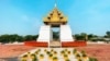 ဧပြီ ၁၃၊ ၂၀၂၁ မန္တလေးမြို့က သင်္ကြန်အကြိုနေ့ စစ်အာဏာရှင် ဆန့်ကျင်ရေးသပိတ် မြင်ကွင်း။ (ဓါတ်ပုံ- facebook/afp) 
