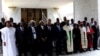 Photo de famille lors de la réunion des pays du CEDEAO à Lomé, au Togo, le 31 juillet 2018. (VOA/Kayi Lawson)