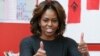 U.S. first lady Michelle Obama gestures during a language class for pre-school students at the Washington Yu Ying Public Charter School ahead of her upcoming trip to China, in Washington, March 4, 2014.