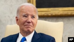 El presidente Joe Biden, una reunión en la Casa Blanca a propósito de la visita del canciller alemán Olaf Scholz, el viernes 9 de febrero de 2024, en Washington.