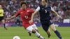 Japan's Shinobu Ohno, left, and US' Kelley O'Hara, vie for ball during women's soccer gold medal match Aug. 9, 2012