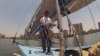 Sailor Mohammed Gamal worries Ethiopia's planned dam will hurt his livelihood, June 10, 2013. (VOA)