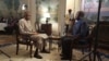 Sahabo Imam Yana Tattaunawa da shugaba Muhammadu Buhari na Najeriya a Balir House, talata 21 Yuli, 2015