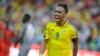 Pierre Emerick Aubameyang wa Gabon, akifurahia bao lake la kwanza katika ufnguzin wa Kombe la Afrika mjini Libreville.