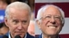 El vicepresidente Joe Biden (izquierda) ha tomado una ventaja apreciable sobre su contrincante Bernie Sanders (derecha) en las primarias más recientes del Partido Demócrata en 20 estados de EE.UU.