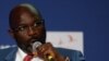 Le président libérien George Weah lors de sa visite au Conservatoire des Arts et Métiers, à Paris, le 20 février 2018.